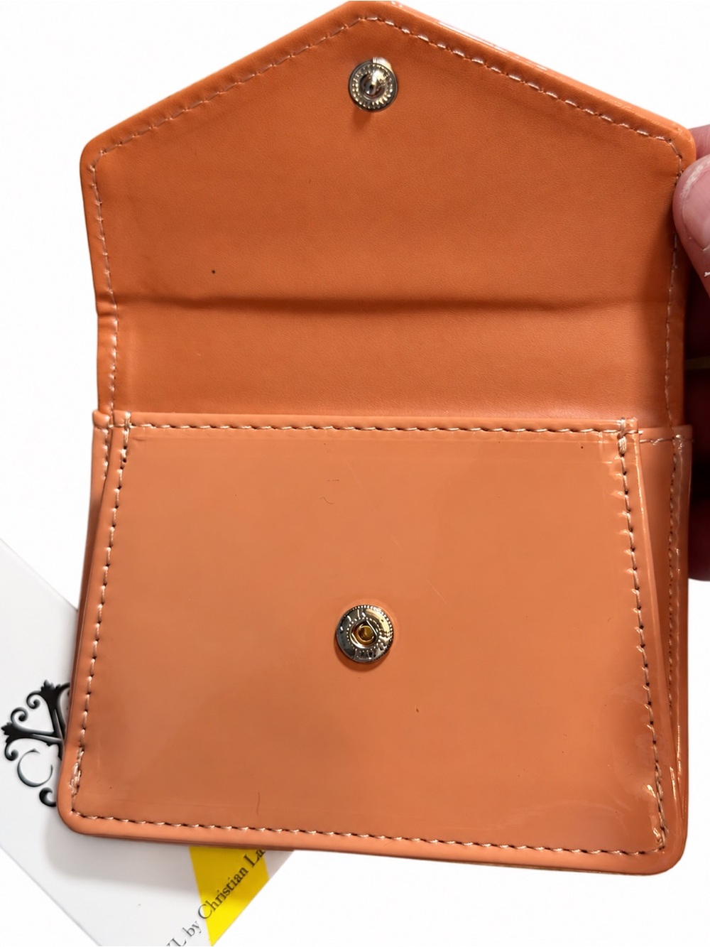NWT CXL Christian Lacroix Tango Patent Card Holder Wallet MSRP $38 - Picture 3 of 4